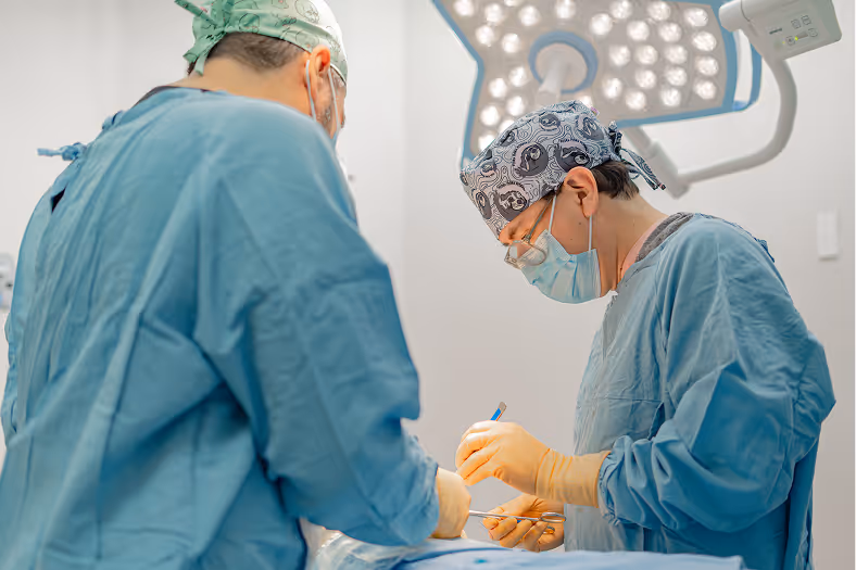 The surgical procedure